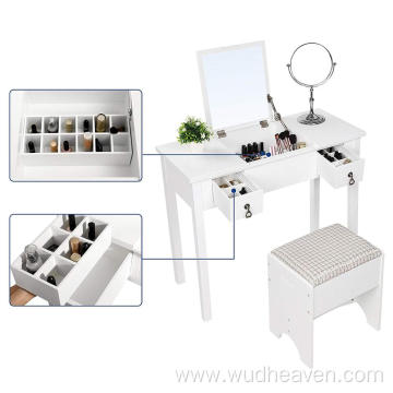 Muebles de dormitorio Mesa de maquillaje de madera Tocador
